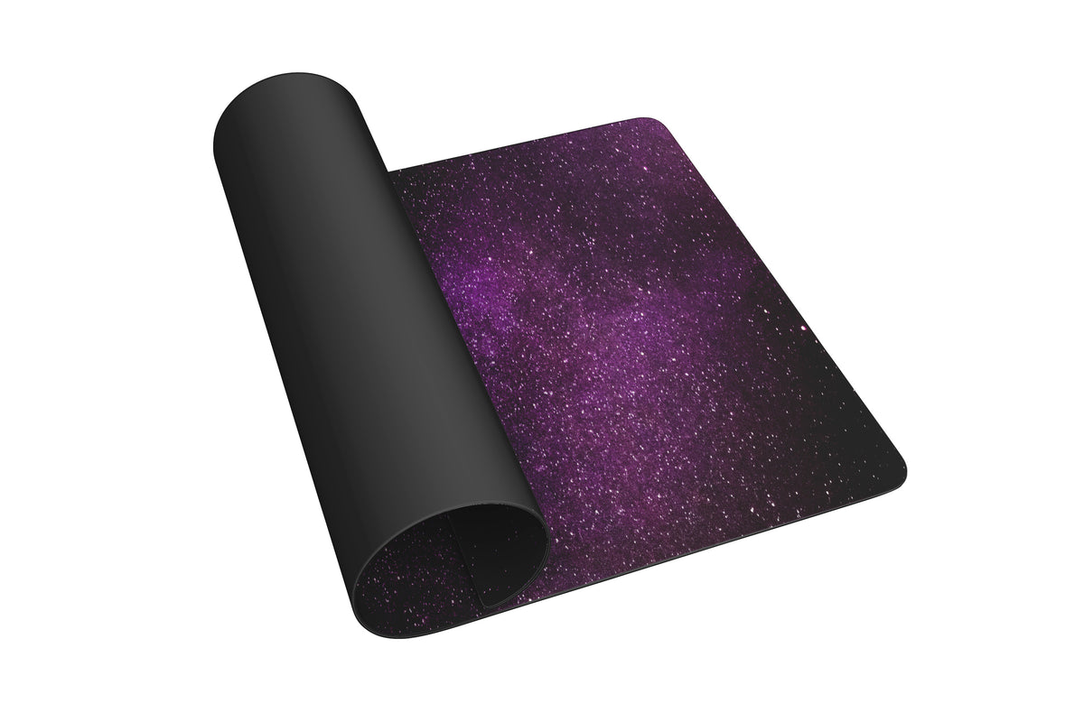 PURPLE GALAXY Desk Mat