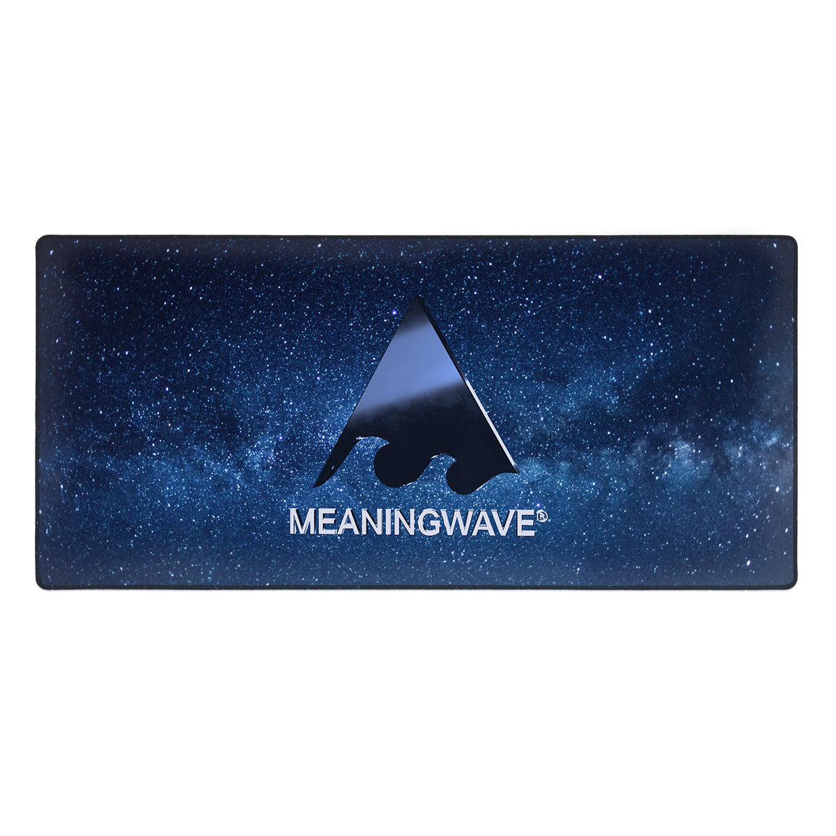 MEANINGWAVE BLUE STEEL Desk Mat