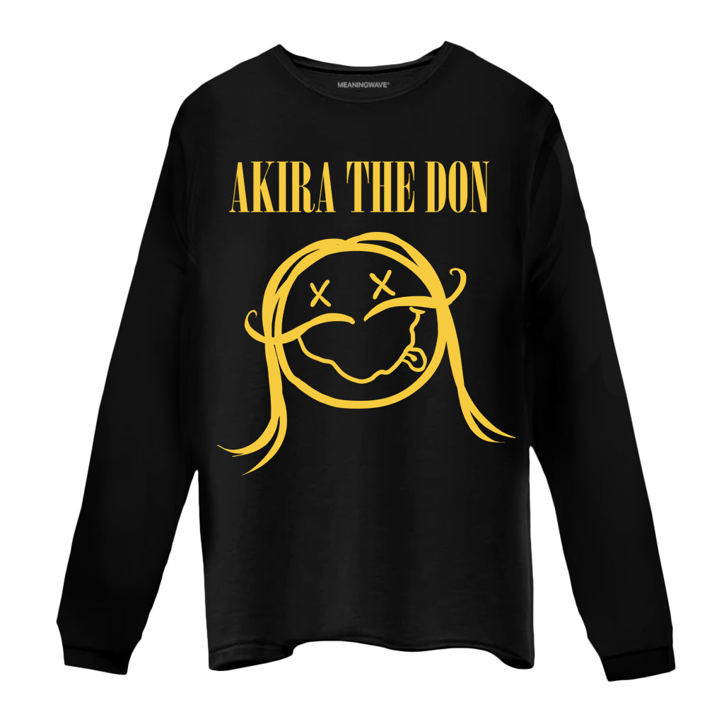 Akira The Don/NIRVANA Bootleg BLACK Long Sleeve Tee