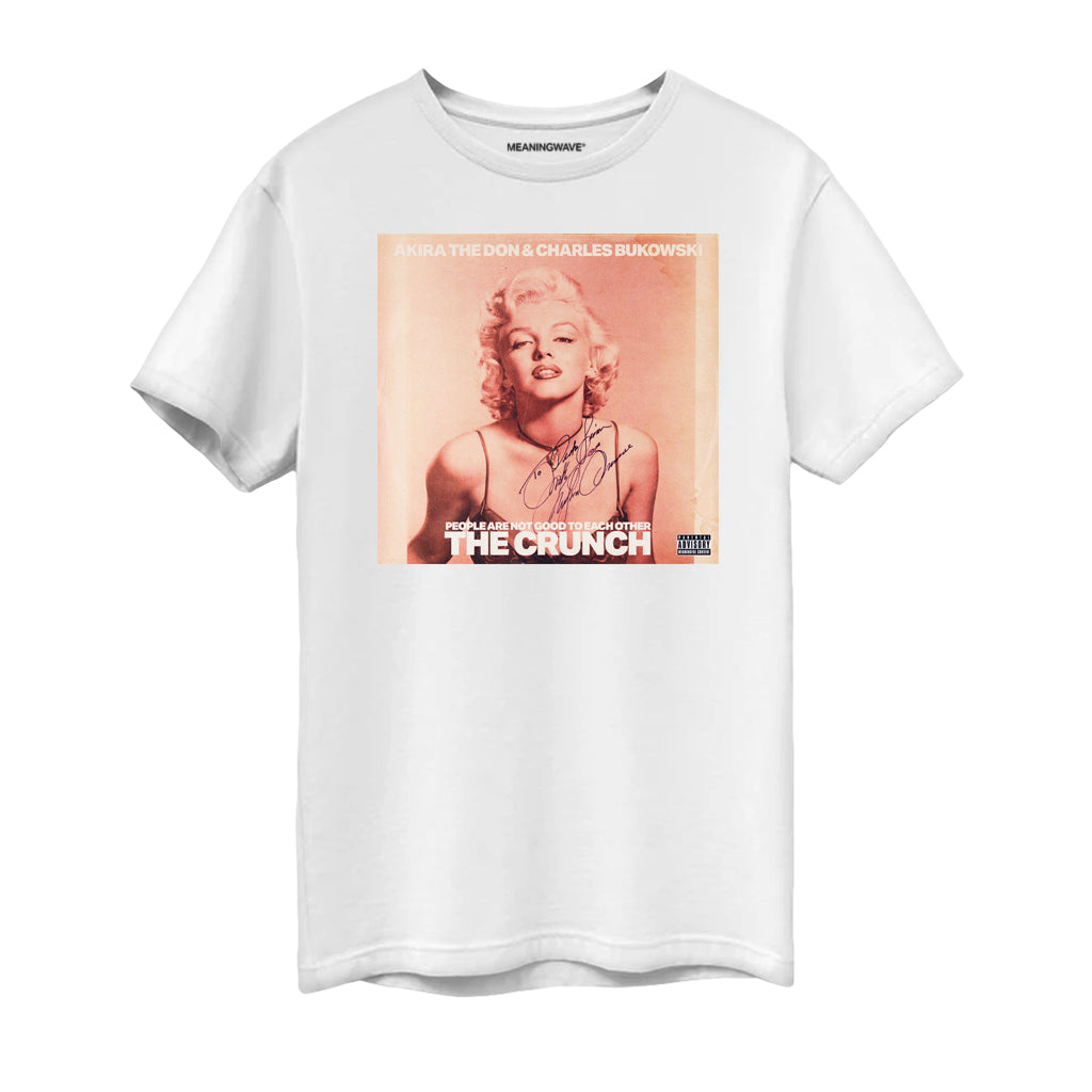 PEOPLE ARE NOT GOOD TO EACH OTHER (THE CRUNCH) ft. Charles Bukowski Men’s Cotton Shirt