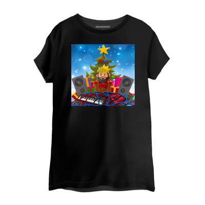 LOFI CHRISTMAS: THE KING OF LOFI CHRISTMAS Women's Cotton T-Shirt